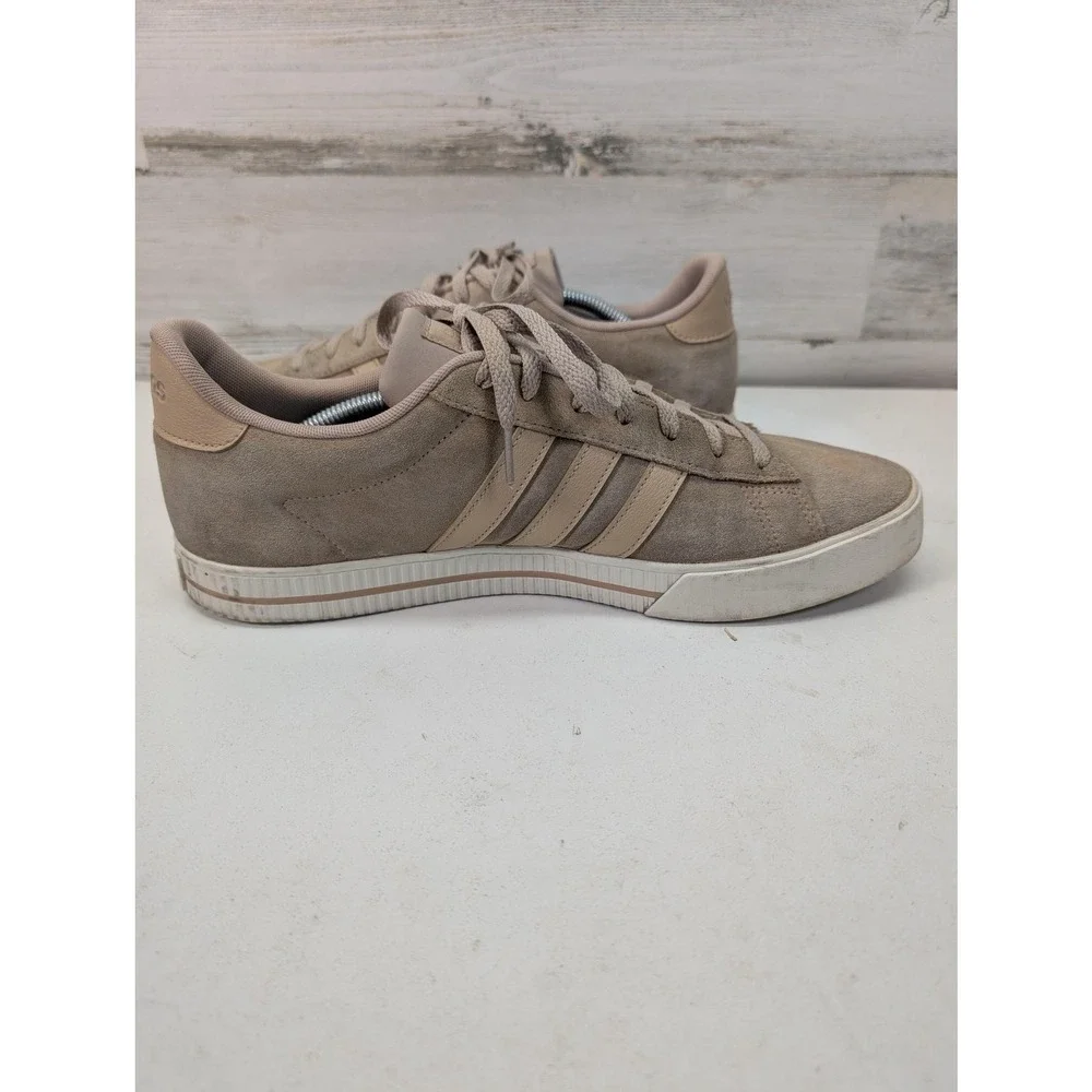 Adidas Daily 3.0 Mens Sneakers Size 13 Beige Suede Low Top Shoes ID8102